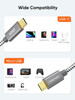 CableCreation Short USB C to Micro USB Cable 0.65 FT, Braided USBC to MicroUSB OTG 480Mbps Cord for Wall Chargers, MacBook Pro, Air, Galaxy S22, S21,