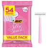 BIC Silky Touch Women's Disposable Razors, 2 Blades For a Sensitive, Soothing and Comfortable Shave, 18-Count