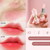 BestLand 6 Pcs/Set Flower Jelly Lipstick Set Temperature Change Moisturizer Long