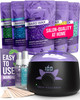 Tress Wellness Waxing Kit for Sensitive Skin, Safe for Face & Skin, Prep & Aftercare Spray, Easy to Use, At-Home Kit for Face, Bikini, Brazilian & Fu