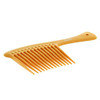 Annie- Salon Style Jumbo Rake Comb - (3") Wide Teeth - For Styling Detangeling and Cutting Hair - Bone Color