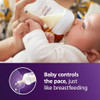 Philips Avent Natural Baby Bottles with Natural Response Nipples (Medium Flow, Flow 3), 9oz, 4-Pack, SCY903/04