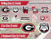 UGA Stickers for Gift, Car, Water Bottle, Laptop, and Phone for Football Fans and University Graduates (Georgia Bulldogs)