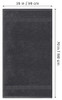 Utopia Towels Jumbo Bath Sheet 2 Piece, 600 GSM, 35 by 70 Inches