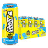 GHOST Energy Drink - 12-Pack, Sour Patch Kids Blue Raspberry, 16oz - Energy & Focus & No Artificial Colors - 200mg Natural Caffeine, L-Carnitine & Ta
