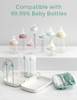 Momcozy Bottle Brush Set - Baby Bottle Cleaner Kit with Silicone Brush, Nipple Brush, Straw Brush, Soap Dispenser, Drying Rack - 7 in 1 Bottle Cleani