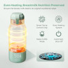 Momcozy Portable Bottle Warmer for Travel  Dual Heating Modes for Breast Milk & Water, Portable Milk Warmer with Fast Heating & Long Battery Life, 1