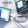 Cable Matters USB 3.0 Data Transfer Cable PC to PC for Windows, USB Transfer Cable, 6.6 ft, Easy Computer Sync Software Key Included, Works with Wind