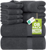 Utopia Towels 8 Piece Luxury Towel Set  Majestic Plush, Super Absorbent & Quicker-to-Dry, Thick 100% Ring Spun Cotton Towels for Bathroom, Spa & Hot
