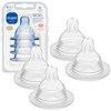 MAM Baby Bottle Nipples Extra Slow Flow Size 0, for 0+ Month Newborn Babies, Skin Soft BPA Free Silicone, 94% Nipple Acceptance, Fits All MAM Bottles