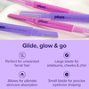 Plum Beauty Double-Sided Dermaplaning Razors (4-Pack) Dual-Blade Facial Razors