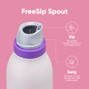 Owala FreeSip Twist Insulated Stainless Steel Water Bottle with Straw