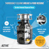 Garbage Disposal Cleaner Deodorizer Tablets - 24 Pack, New Powerful XL Foaming Tablet - Fresh Citrus Foam Sink Garburator Disposer Freshener, Natural