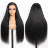 ZDLAQ 32 Inch Straight Wigs Human Hair 13x6 HD Lace Front Wigs Human Hair 200 Density Straight Lace Front Wigs Human Hair Pre Plucked Straight Fronta
