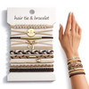 Fohufo Hair Ties No Damage - 10 Pcs Hair Scrunchies for Women Girls