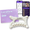 LumiDew Ceramic Guasha Tool for Face & Body - Lymphatic Drainage Massager, Face Sculpting Tool, Jawline Shaper & Double Chin Reducer - Self Care Gift