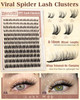 Spider Lash Clusters Wispy Eyelash Clusters Natural Breeze Lashes Cluster Venus Cluster Eyelash Extensions D Curly Cosplay Individual Lashes with Inv