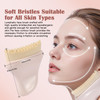 BEAUTYFACTOR Lymphatic Contour Face Brush for Sculpting,Lymphatic Drainage Gua Sha Brush for De-Puffing,Sculpting Jawline,and Promoting Radiant Skin