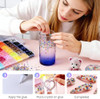 Bedazzler Kit with Rhinestones, Colorful DIY Resin Rhinestone Kit for Bedazzling, Resin Jelly Rhinestones for Bedazzling Kit for Diamond Art Bedazzle