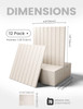Fluxynara Large Felt Bulletin Board 48" x 36" Cork Board Alternative-12 Pack