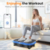 AXV Vibration Plate Fitness Platform Exercise Machine Vibrating Shaking Full Body Shaker Workout Vibrate Stand Shake Board Sport Gym for Weight Loss