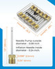 ETENWOLF 12 Pack Brass Ball Pump Needles, No Break Heavy Duty Air Pump Needles for Balls with Storage Case, Compatible with Hand Pump and Electric Pu