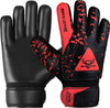 BEAST RAGE Goalkeeper Gloves for Kids Support Grip Youth Football Glove Kid Junior Soccer Glove for Kid 6-15 Men Adult Boys Football Gloves (Red, Siz