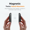 OCOOPA Magnetic Rechargeable Hand Warmers, 16 Hrs Total Warmth 2-Pack, Ultra-Thin Portable Electric Hand Warmer 3 Heat Levels, Raynaud's Relief, Idea