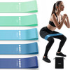 Resistance Bands for Working Out, 5-Pack Elastic Loop Exercise Bands