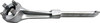 LUMAX LX-1724 Aluminum Drum Wrench; Non-Sparking, Offset Handle for 2 & 3/4 Drum Plugs, Hardened & Tempered, Lightweight and Compact Design for Pla