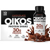 Oikos Protein Shake, Chocolate, 30g High Protein Drinks, Shelf Stable, Ready to Drink, 5g Prebiotic Fiber, 12 fl oz Bottle, 12 Count?