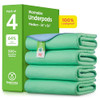 IMPROVIA® Washable Underpads, 34" x 36" (Pack of 4) - Heavy Absorbency Reusable Bedwetting Incontinence Pads for Kids, Adults, Elderly, and Pets - Wa