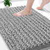 Yimobra Bathroom Rugs Non Slip Washable - Ultra Soft Absorbent Chenille Bath Mat