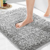 Yimobra Bathroom Rugs Non Slip Washable, Ultra Soft and Water Absorbent Bath Mats, Plush Fluffy Shower Mat Outside, Microfiber Thick Matts for Bathro