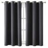 ChrisDowa Grommet Blackout Curtains for Bedroom and Living Room - 2 Panels Set Thermal Insulated Room Darkening Curtains (Dark Grey, 42 x 63 Inch)
