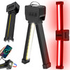 YETHKE Gym Lamp, Portable Gym Lighting for Posing, Magnetic Work Light Rechargeable, Gift for Men/Women, 180° Rotate Foldable with Hang Hook Camping