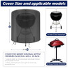 Grill Cover for Weber 22 Inch Charcoal Kettle Grill, 420D Oxford Waterproof Grill Cover for Outdoor Grill (?27.9 x 26.7 Inch) - Only Cover