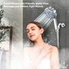 BESAQUO Shower Head,10 Functions High Pressure shower head with handheld, Built-in Pause Mode & Power Wash, Non-Clogging Nozzles High Flow Hand Held