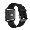 Simpeak Sport Band Compatible with Fitbit Blaze Smartwatch Sport Fitness, Silicone Wrist Band with Meatl Frame Replacement for Fitbit Blaze Men Women
