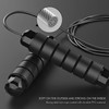 Jump Rope, Tangle-Free Rapid Speed Jumping Rope Cable with Ball Bearings for Women, Men and Kids, Adjustable Foam Handles Steel Jump Ropes for Fitnes