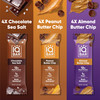 IQBAR Clean Plant Protein Bars - Chocolate Lovers Variety - 12 Count - Keto, Vegan, High Fiber, Gluten and Dairy Free, Low Sugar Snack - Brain and Bo