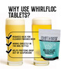 Craft A Brew - Whirlfloc Tablets - Brew Clearer Beer - For At Home Beer Brewing - Reduces Haze of At Home Brewed Beer - Blend of Irish Moss & Purifie