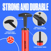 SPORTBIT Ballpump for Sports Balls - Basketball Pump for Sport Balls - Football & Soccer, Basketball, Volleyball Pump, Swim Inflatables - Hand Air Pu