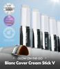 ELROEL Blanc Cover Cream Stick V White - Korean Color-Changing Foundation Stick with Volufiline - Medium to Full Coverage Dewy Finish Base Makeup - D
