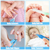 Baby Healthcare and Grooming Kit for Newborn Kids, 24PCS Upgraded Safety Baby