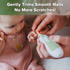 haakaa Baby Nail Trimmer Electric Baby Nail Clippers Kit for Newborn, Toddler or