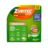 Zyrtec 24 HR Indoor & Outdoor Allergy Liquid Gels Capsules, Cetirizine HCI