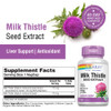 SOLARAY Milk Thistle Seed Extract 175mg Antioxidant Intended to Help Support