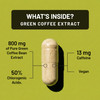 NatureWise Green Coffee Bean Extract 800mg - with 50% Chlorogenic Acids