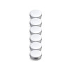 12Pcs Silver Empty Refillable Aluminum Tins Cosmetic Makeup Cream Sample Storage Container Bottle Vial Jars for Lip Balm Eye Shadow Powder Nail Art L